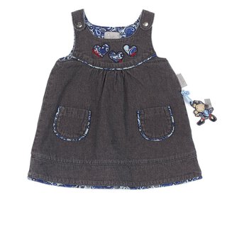 Sigikid Baby Mdchen - Jeanskleid / Kleidt  aus der Serie Nordland Mouse Blau Grey Denim 74