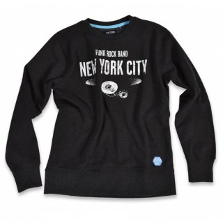 Blue Seven Teens Jungen -Sweatshirt aus der Serie New York City Black Melange