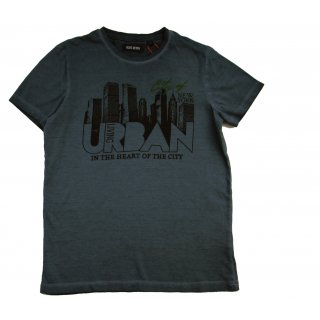 Blue Seven Teens Jungen - T-Shirt aus der Serie New York City Anthrazit