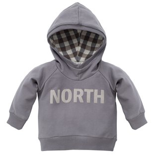 Pinokio Baby Kinder Jungen Pullover Kapuzenpullover Sweatshirt aus der Serie North grau