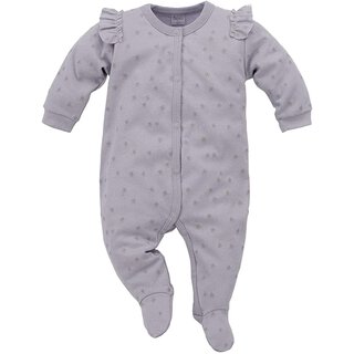 Pinokio MAGIC - Baby Mädchen Schlafanzug / Einteiler mit Sternen grey