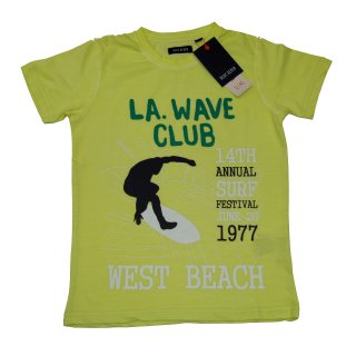 Blue Seven Teens Jungen T-Shirt Used Look L.A. Wave Gelb 164
